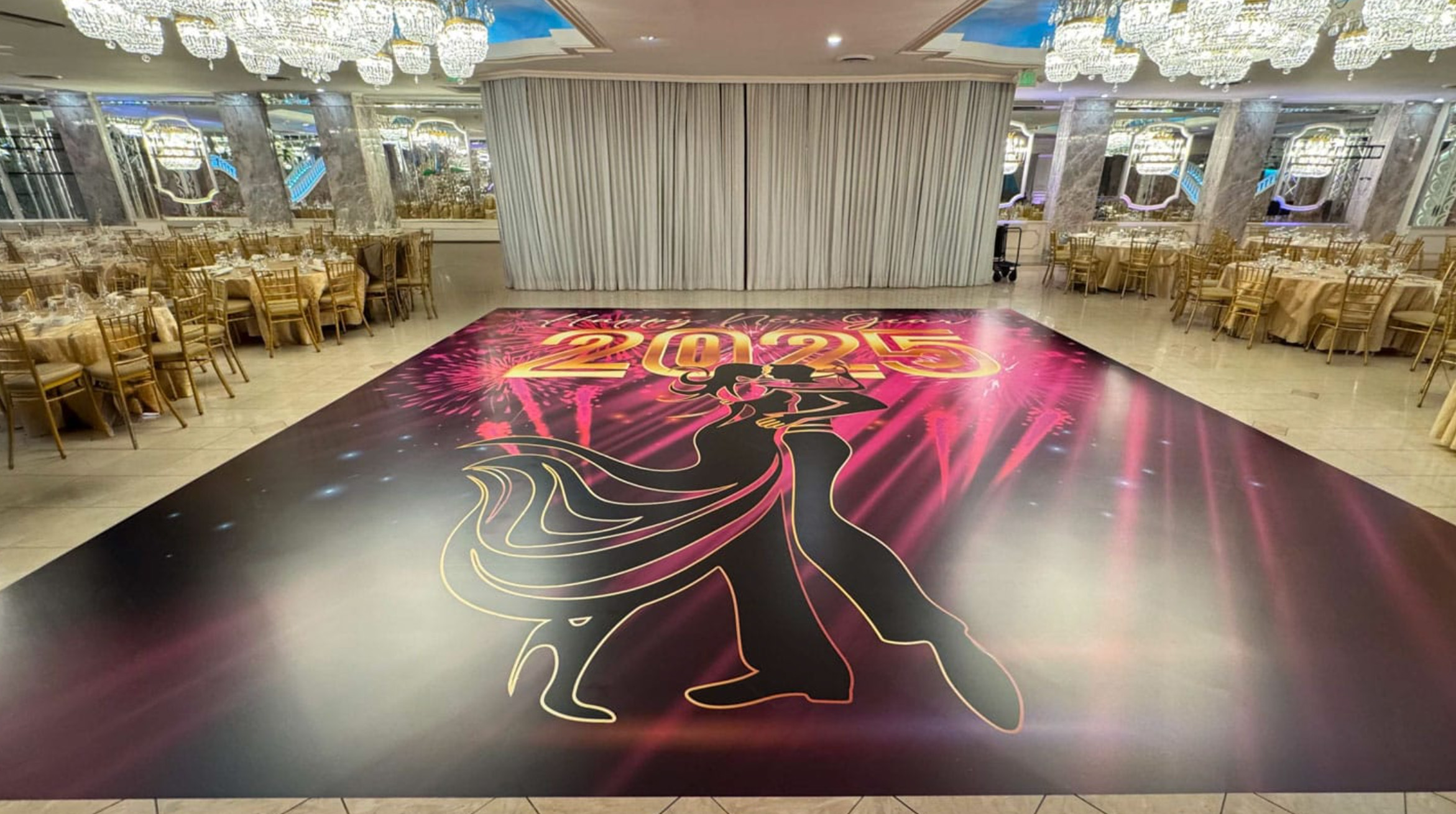 Custom Dance Floor Wrap Nyc